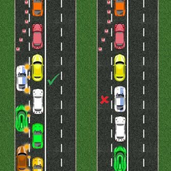 Zipper Merge at Road Works Zipper Merge at Road Works